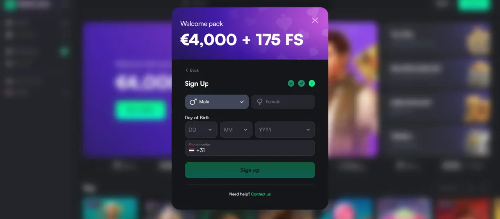 TrueLuck Casino Sign Up