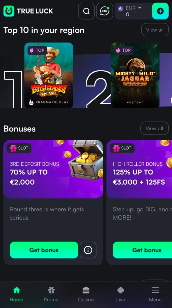 True Luck Bonus